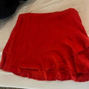 Red Women's Skirt